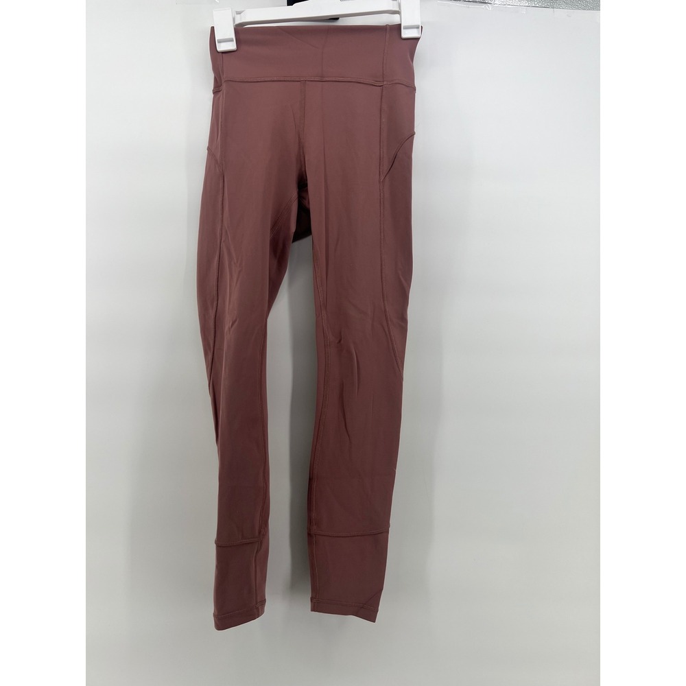 Lululemon All The Right Places High-Rise Leggings Mauve Pink Size 4 W5BS2S - Picture 2 of 8